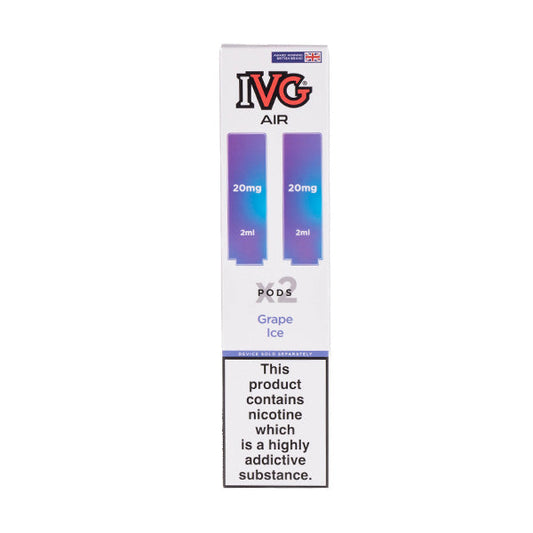 BUY 1 GET 1 FREE | Grape Ice IVG Air Pro Prefilled PodsVAPE INDIA