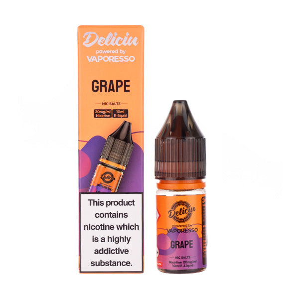 BUY 1 GET 1 FREE | Grape Nic Salt E-Liquid by Vaporesso Deliciu V2VAPE INDIA