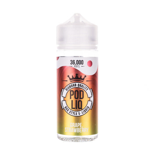 BUY 1 GET 1 FREE | Grape Strawberry 120ml (50/50) Shortfill by Pod LiqVAPE INDIA