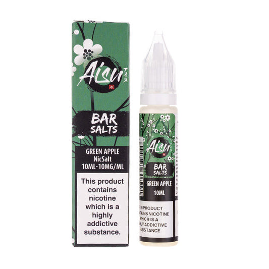 BUY 1 GET 1 FREE | Green Apple Nic Salt E-Liquid by Aisu Bar SaltsVAPE INDIA