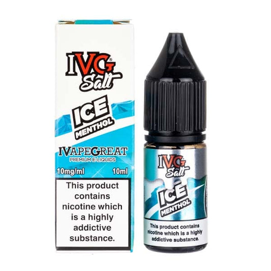 BUY 1 GET 1 FREE | Ice Menthol Nic Salt E-Liquid by IVGVAPE INDIA