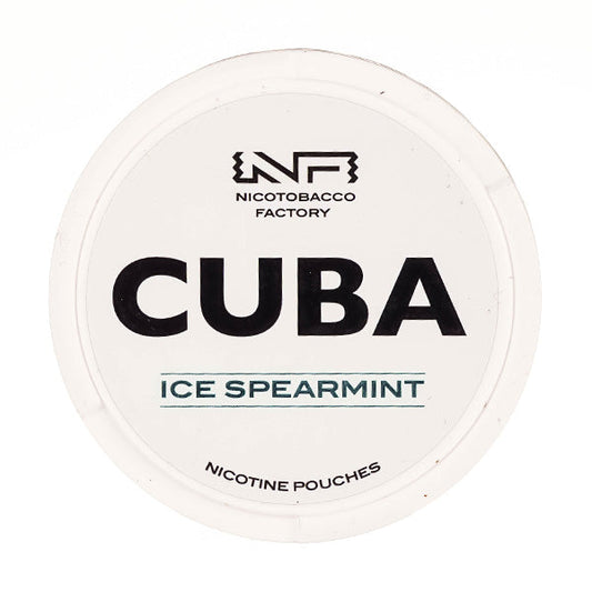 BUY 1 GET 1 FREE | Ice Spearmint Nicotine Pouches by Cuba WhiteVAPE INDIA