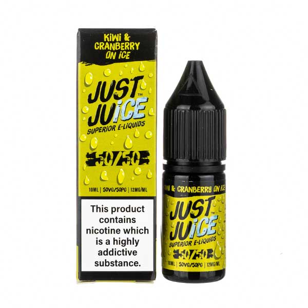 BUY 1 GET 1 FREE | Kiwi & Cranberry on Ice 50/50 E-Liquid by Just JuiceVAPE INDIA