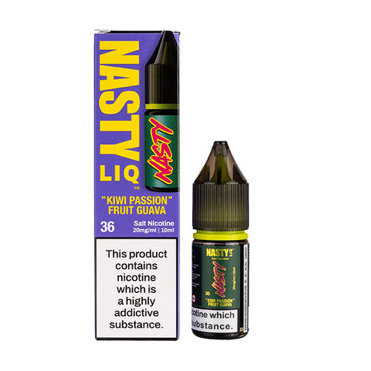 BUY 1 GET 1 FREE | Kiwi Passionfruit Guava Nic Salt E-Liquid by Nasty LiqVAPE INDIA