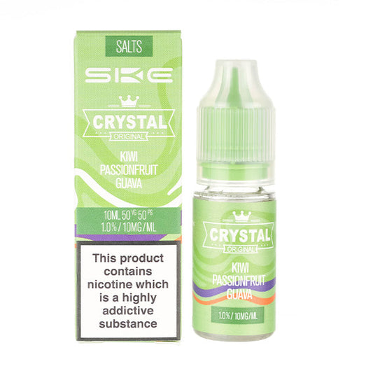 BUY 1 GET 1 FREE | Kiwi Passion Fruit Guava Nic Salt E-Liquid by SKE CrystalVAPE INDIA