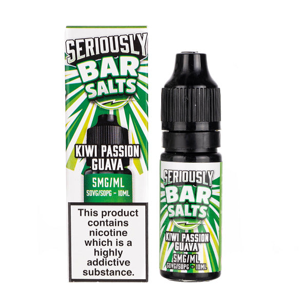 BUY 1 GET 1 FREE | Kiwi Passion Guava Nic Salt E-Liquid by Seriously Bar SaltsVAPE INDIA