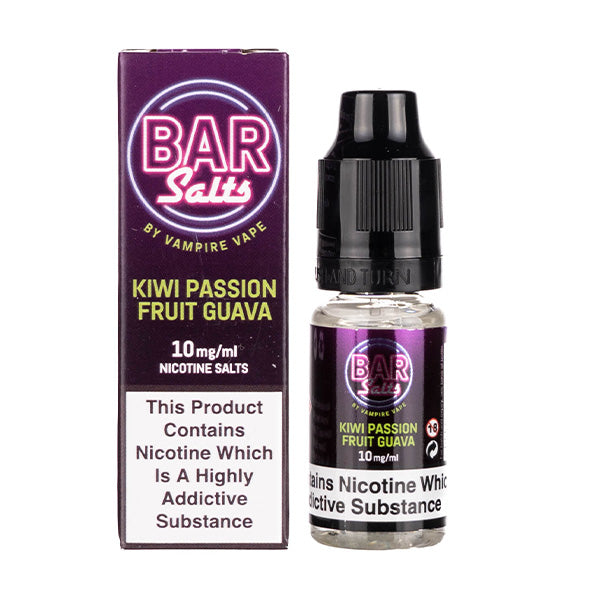 BUY 1 GET 1 FREE | Kiwi Passionfruit Guava Nic Salt E-Liquid by Vampire Vape Bar SaltsVAPE INDIA