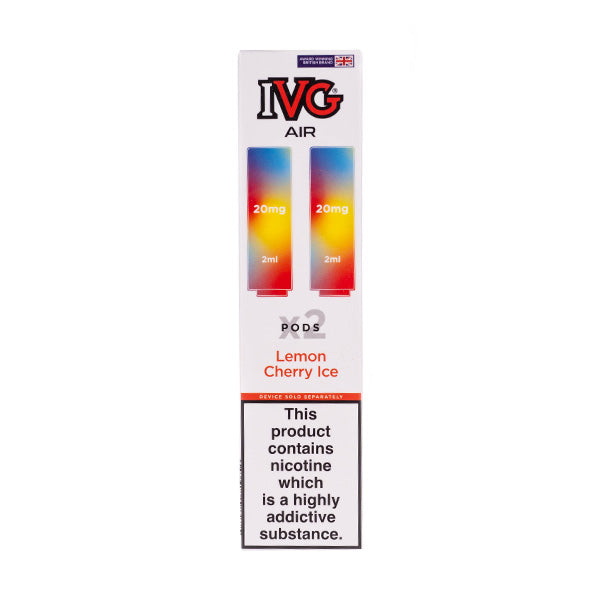 BUY 1 GET 1 FREE | Lemon Cherry Ice IVG Air Pro Prefilled PodsVAPE INDIA