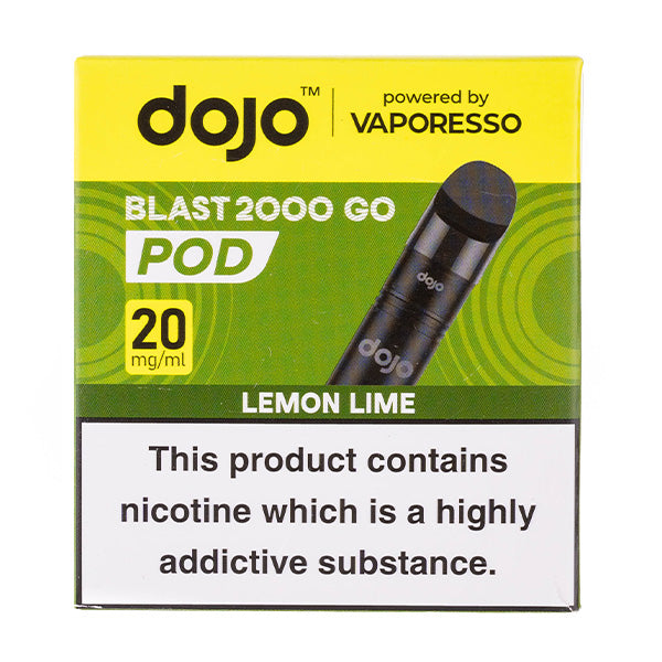 BUY 1 GET 1 FREE | Lemon Lime Dojo Blast 2000 Go Prefilled Pod + Refill by VaporessoVAPE INDIA