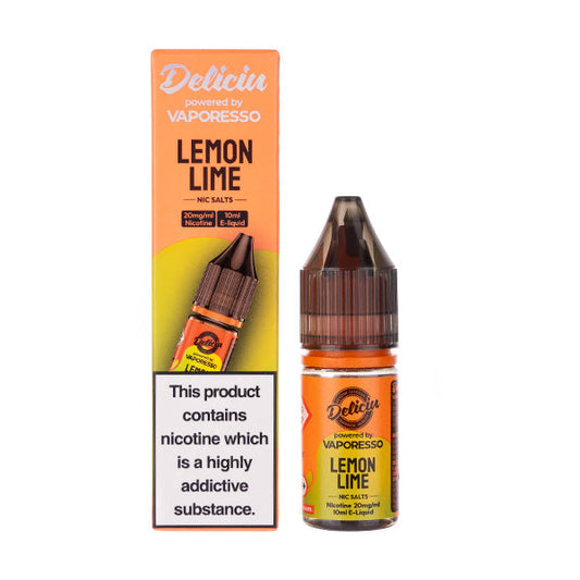 BUY 1 GET 1 FREE | Lemon Lime Nic Salt E-Liquid by Vaporesso Deliciu V2VAPE INDIA