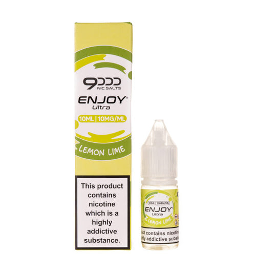 BUY 1 GET 1 FREE | Lemon Lime Nic Salt E-Liquid by Enjoy Ultra 9000VAPE INDIA