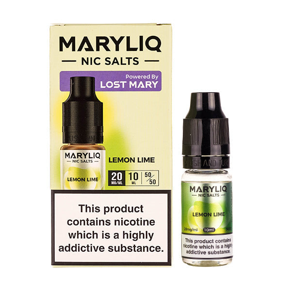 BUY 1 GET 1 FREE | Lemon Lime Nic Salt E-Liquid by Lost Mary MaryliqVAPE INDIA