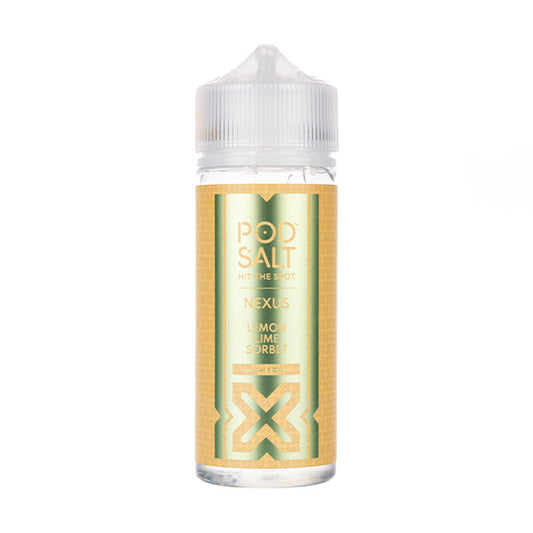 BUY 1 GET 1 FREE | Lemon Lime Sorbet 100ml Shortfill E-Liquid by Pod Salt NexusVAPE INDIA