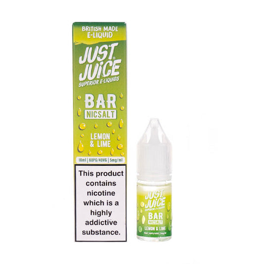 BUY 1 GET 1 FREE | Lemon & Lime Bar Nic Salt E-Liquid by Just JuiceVAPE INDIA