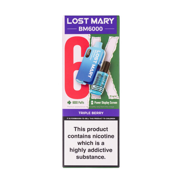 BUY 1 GET 1 FREE | Lost Mary BM6000 Disposable VapeVAPE INDIA