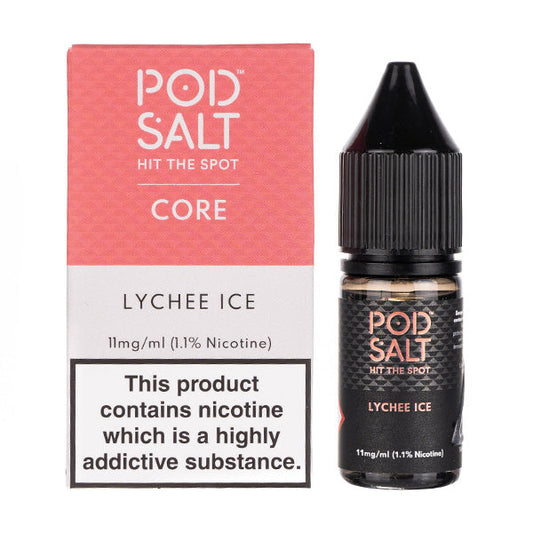 BUY 1 GET 1 FREE | Lychee Ice Nic Salt E-Liquid by Pod Salt CoreVAPE INDIA