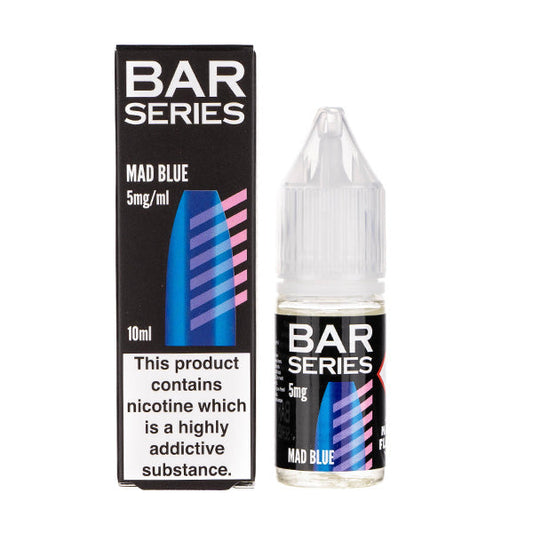 BUY 1 GET 1 FREE | Mad Blue Nic Salt E-Liquid by Bar SeriesVAPE INDIA