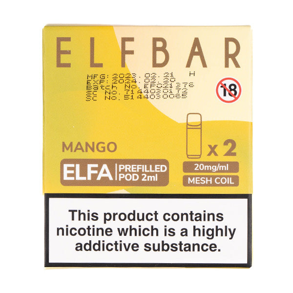 BUY 1 GET 1 FREE | Mango Elfa Prefilled Pods by Elf BarVAPE INDIA