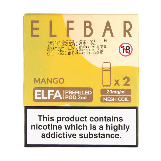 BUY 1 GET 1 FREE | Mango Elfa Prefilled Pods by Elf BarVAPE INDIA