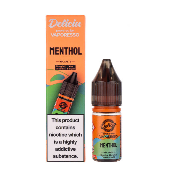 BUY 1 GET 1 FREE | Menthol Nic Salt E-Liquid by Vaporesso Deliciu V2VAPE INDIA