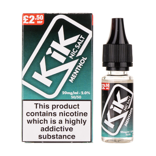 BUY 1 GET 1 FREE | Menthol Nic Salt E-Liquid by KikVAPE INDIA