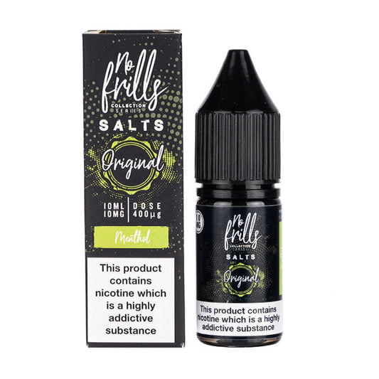 BUY 1 GET 1 FREE | Menthol Nic Salt E-Liquid by No Frills OriginalVAPE INDIA