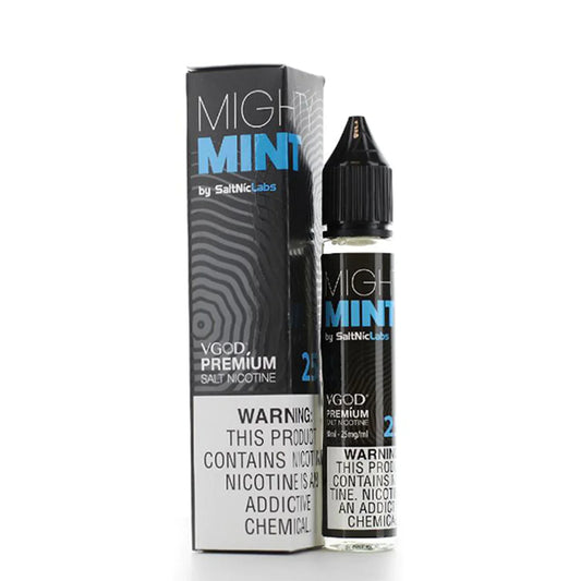 BUY 1 GET 1 FREE | Mighty Mint - VGod SaltNic | 30ML Vape Juice | 25MG, 50MG | Vape India