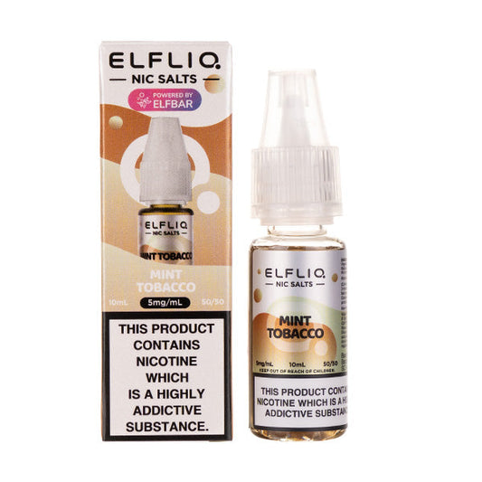 BUY 1 GET 1 FREE | Mint Tobacco Nic Salt E-Liquid by Elf Bar ELFLIQVAPE INDIA