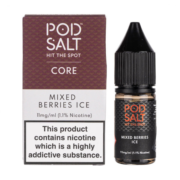 BUY 1 GET 1 FREE | Mixed Berries Ice Nic Salt E-Liquid by Pod Salt CoreVAPE INDIA