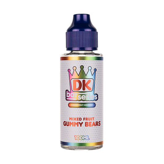 BUY 1 GET 1 FREE | Mixed Fruit Gummy Bears 100ml (50/50) Shortfill E-Liquid by Donut King Bar SeriesVAPE INDIA