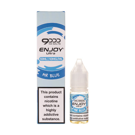 BUY 1 GET 1 FREE | Mr Blue Nic Salt E-Liquid by Enjoy Ultra 9000VAPE INDIA