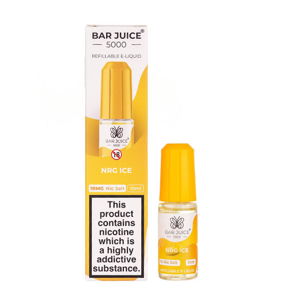 BUY 1 GET 1 FREE | Energy Ice Nic Salt E-Liquid by Bar Juice 5000VAPE INDIA