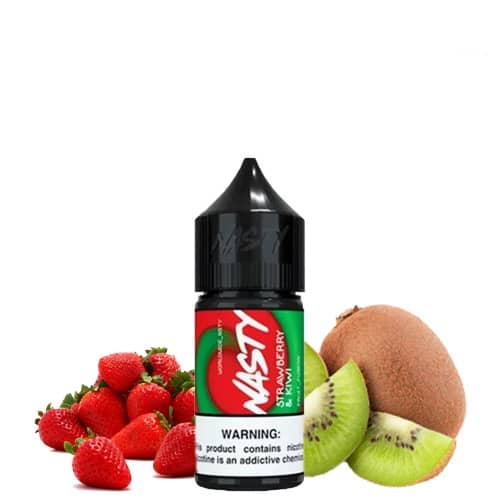 BUY 1 GET 1 FREE | Strawberry & Kiwi - Nasty Podmate Salt | 30ML Vape Juice | 35MG, 50MG | Vape India