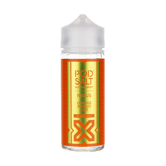 BUY 1 GET 1 FREE | Orange Mango Lime 100ml Shortfill E-Liquid by Pod Salt NexusVAPE INDIA