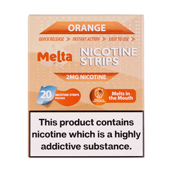 BUY 1 GET 1 FREE | Orange Nicotine Strips by MeltaVAPE INDIA