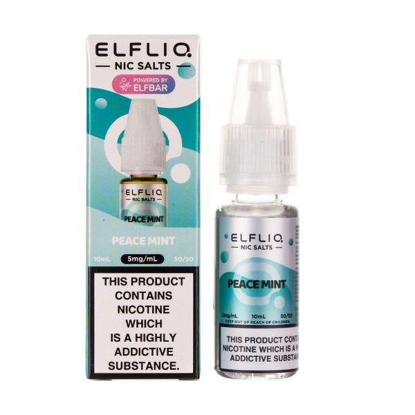 BUY 1 GET 1 FREE | Peace Mint Nic Salt E-Liquid by Elf Bar ELFLIQVAPE INDIA