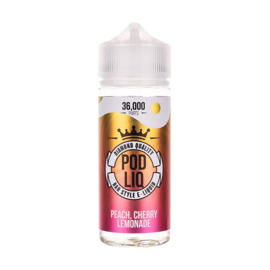 BUY 1 GET 1 FREE | Peach Cherry Lemonade 120ml (50/50) Shortfill by Pod LiqVAPE INDIA