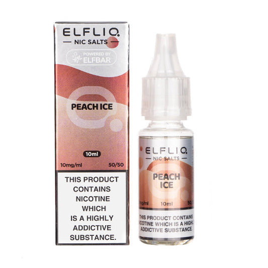 BUY 1 GET 1 FREE | Peach Ice Nic Salt E-Liquid by Elf Bar ELFLIQVAPE INDIA