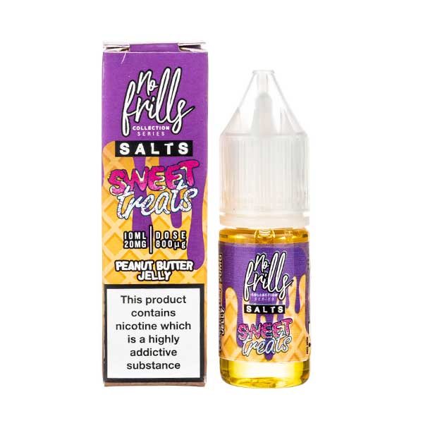 BUY 1 GET 1 FREE | Peanut Butter & Jelly Nic Salt E-Liquid by No FrillsVAPE INDIA