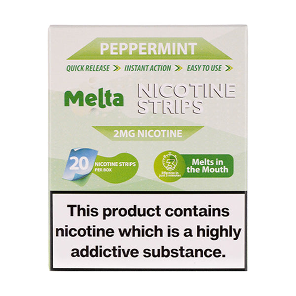 BUY 1 GET 1 FREE | Peppermint Nicotine Strips by MeltaVAPE INDIA