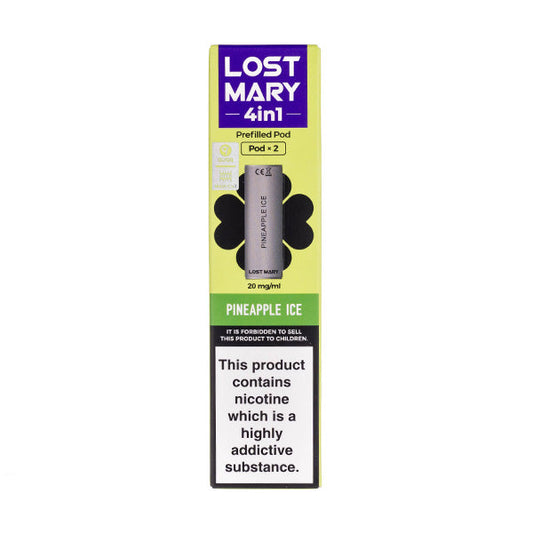 BUY 1 GET 1 FREE | Pineapple Ice 4-in-1 Prefilled Pods by Lost MaryVAPE INDIA