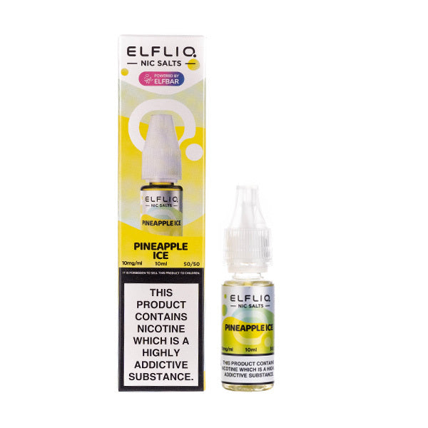 BUY 1 GET 1 FREE | Pineapple Ice Nic Salt E-Liquid by Elf Bar ELFLIQVAPE INDIA