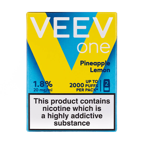 BUY 1 GET 1 FREE | Pineapple Lemon Veev One Prefilled Pods by VeevVAPE INDIA