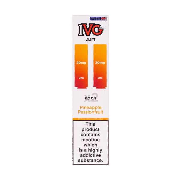 BUY 1 GET 1 FREE | Pineapple Passionfruit IVG Air Pro Prefilled PodsVAPE INDIA