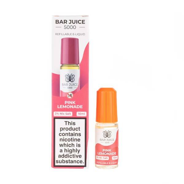 BUY 1 GET 1 FREE | Pink Lemonade Nic Salt E-Liquid by Bar Juice 5000VAPE INDIA