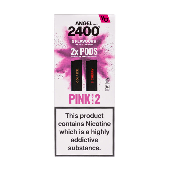 BUY 1 GET 1 FREE | Pink Edition 2 Vapes Bar Angel 2400 Prefilled PodsVAPE INDIA