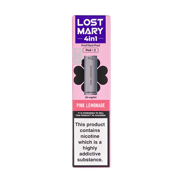 BUY 1 GET 1 FREE | Pink Lemonade 4-in-1 Prefilled Pods by Lost MaryVAPE INDIA