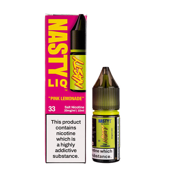 BUY 1 GET 1 FREE | Pink Lemonade Nic Salt E-Liquid by Nasty LiqVAPE INDIA