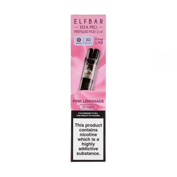 BUY 1 GET 1 FREE | Pink Lemonade Elfa Pro Prefilled Pods by Elf BarVAPE INDIA