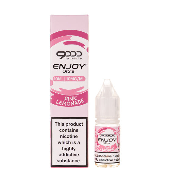 BUY 1 GET 1 FREE | Pink Lemonade Nic Salt E-Liquid by Enjoy Ultra 9000VAPE INDIA